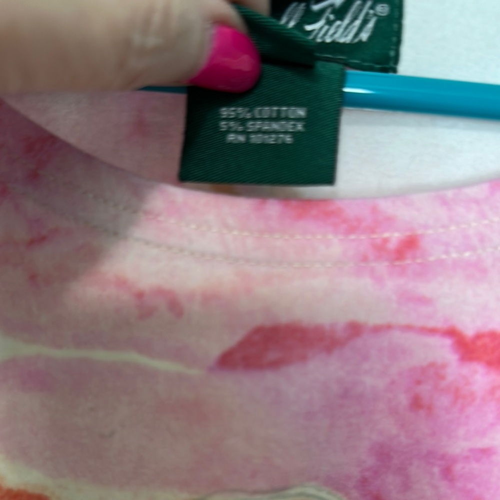 Pink Graphic 3/4 Sleeve Shirt - Picture 3 of 6